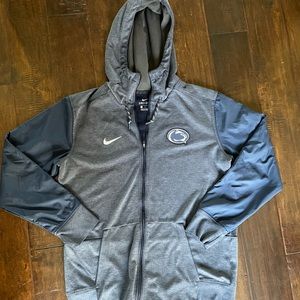 Nike Penn State Zip Up Dri Fit